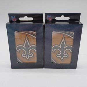 2 Sealed Playing Card Decks  New Orleans Saints